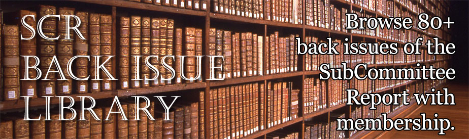 SubCommittee Report Back Issue Library
